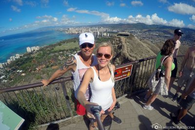 Der Ausblick vom Lookout Point auf Waikiki