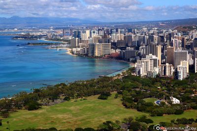 Blick auf Honolulu & Waikiki