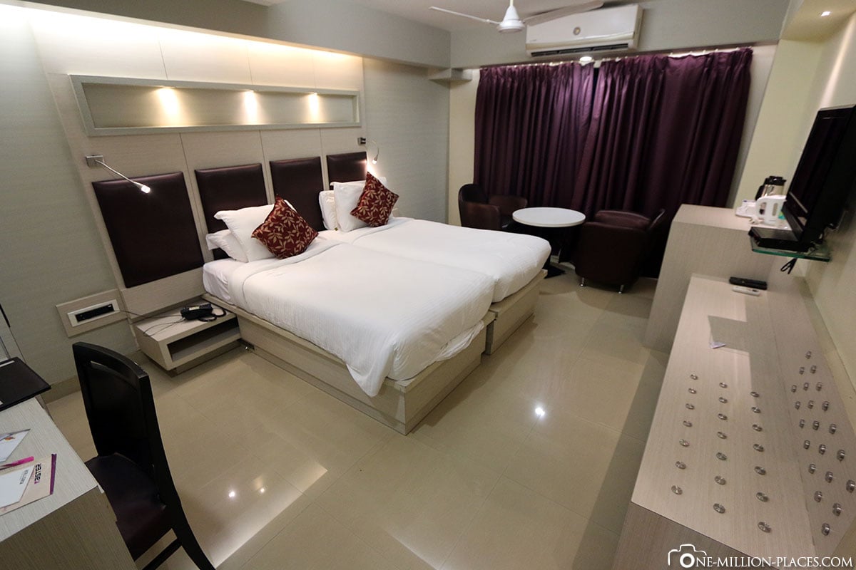 Zimmer, Hotel Oriental Aster, Mumbai, Bombay, Indien, Sehenswürdigkeiten, Fotospots, Reisebericht