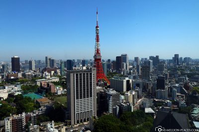 Blick auf den Tokyo Tower