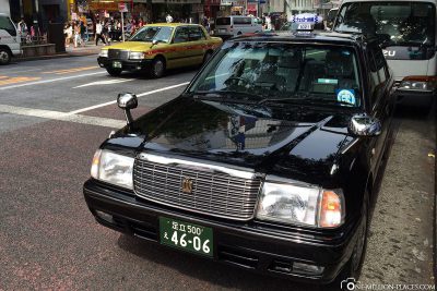 A taxi in Tokyo