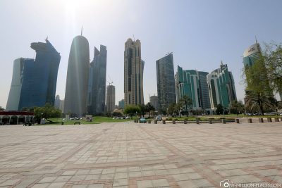The Doha skyline