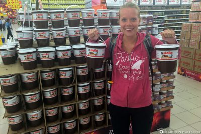 Even Nutella is available here