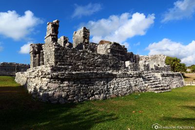The ruins of the Maya