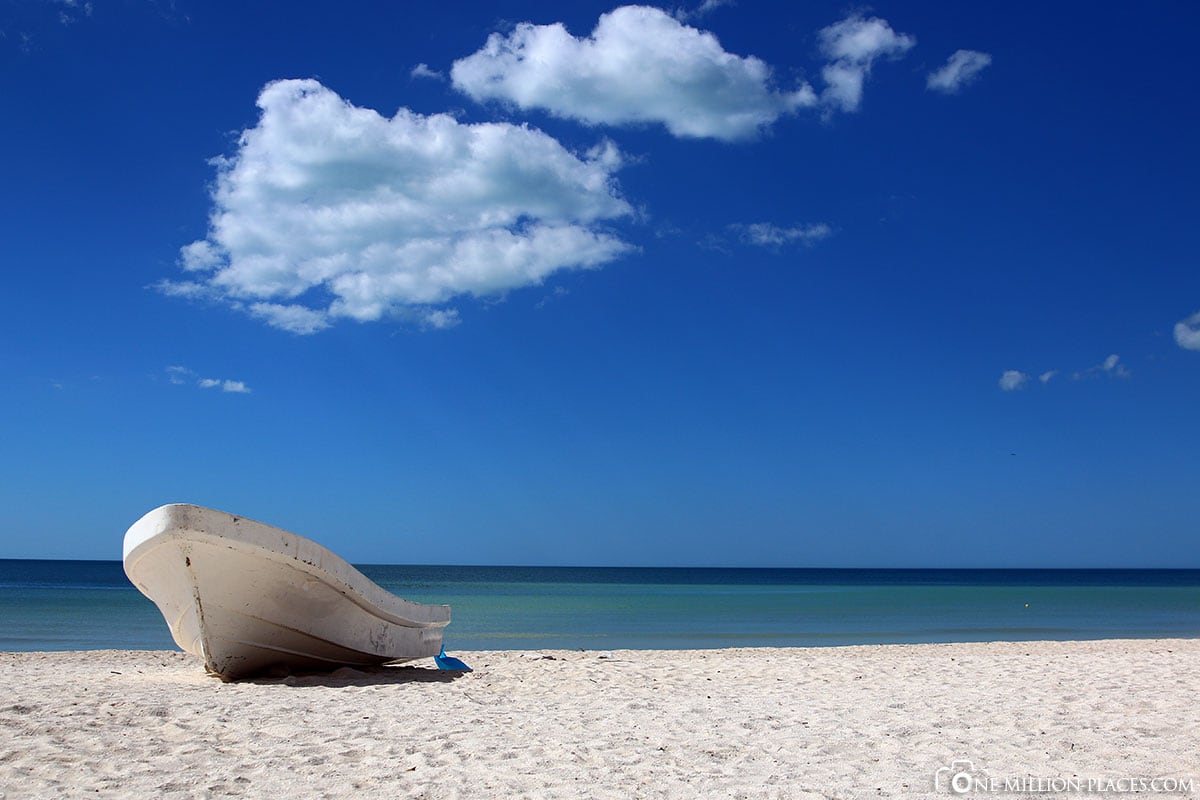 Strand von Celestun, Golf von Mexiko, Yucatan, Reisebericht