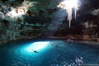 The cenote from the inside