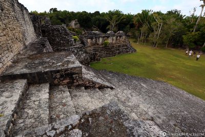 The remains of the Mayan site Kohunlich