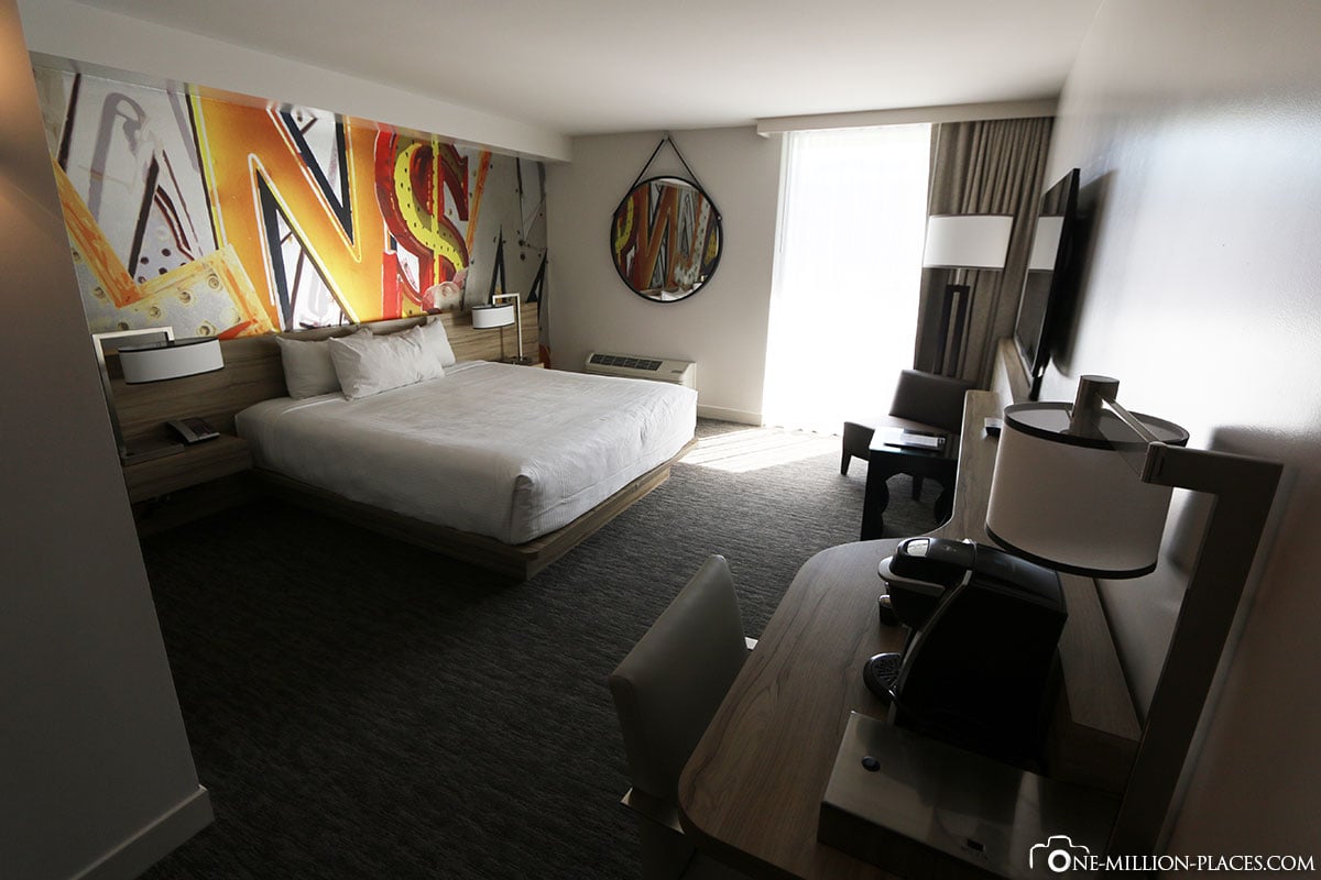 Zimmer, Hotel The Linq, Las Vegas, Nevada, USA, Sin City, Glücksspielmetropole, Auf eigene Faust, Reisebericht