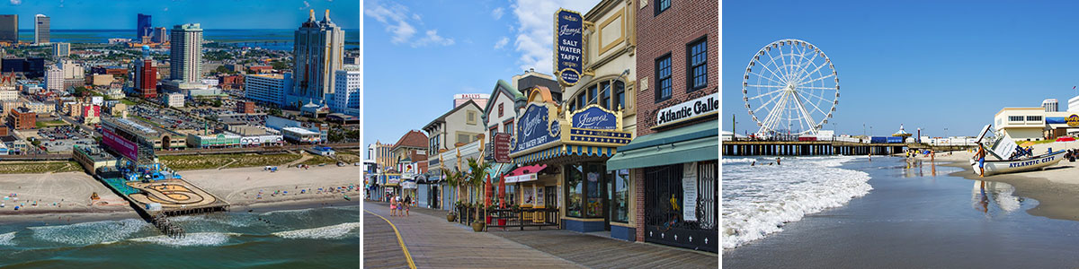 Atlantic City - The gambling city on the East Coast (USA)