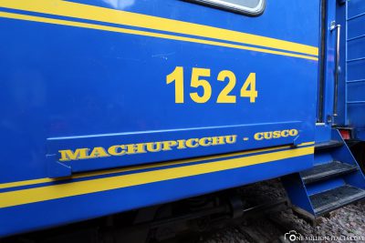 Der Zug von Perurail nach Machu Picchu