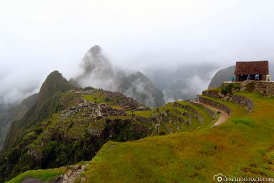 The Inca town of Machu Picchu