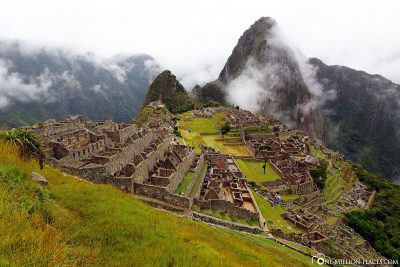 The Inca town of Machu Picchu