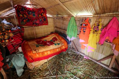 The huts of the Uros
