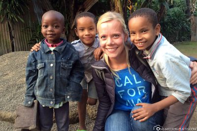 Ein Foto mit Kindern in Arusha