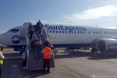 Our flight with Sun Express