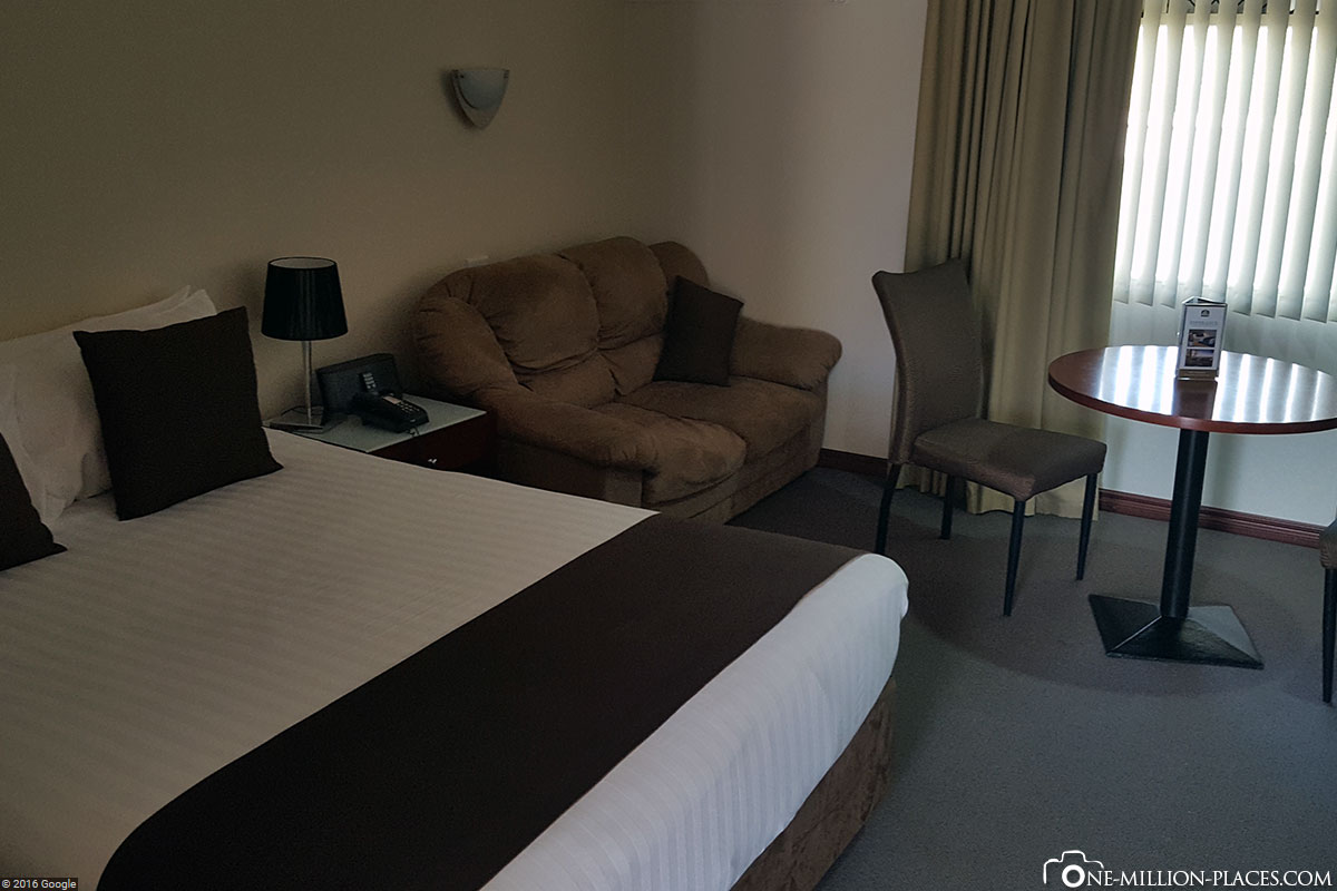 Zimmer, Best Western Hospitality Inn Geraldton, Australien, Bundesstaat Western Australia, Auf eigene Faust, Reisebericht