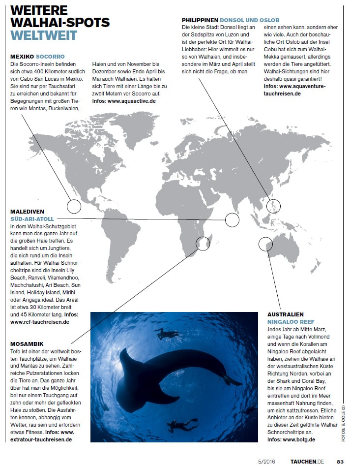Map, Whale Shark Swimming, Exmouth Diving Center, Ningaloo Reef, Australia, State of Western Australia, Travelreport