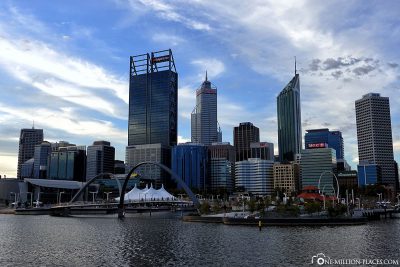 Die Skyline von Perth