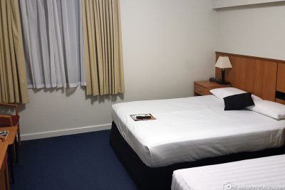 Unser Zimmer im Comfort Hotel Perth City