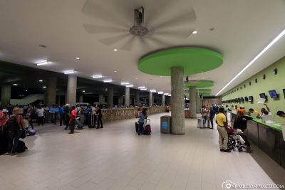 The airport in Punta Cana