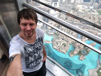 The observation deck at Burj Khalifa