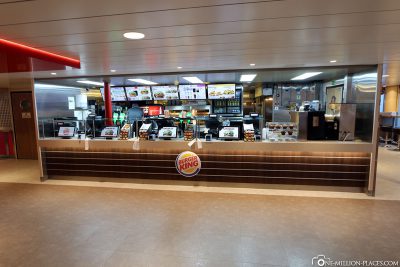 Der Burger King auf der MS Star