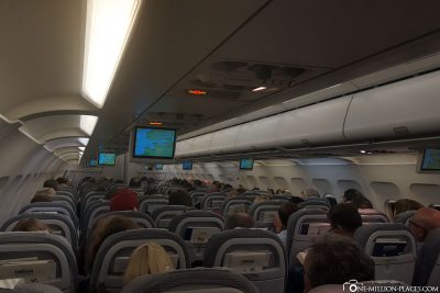The flight with Finnair