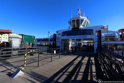 The ferry to Suomenlinna