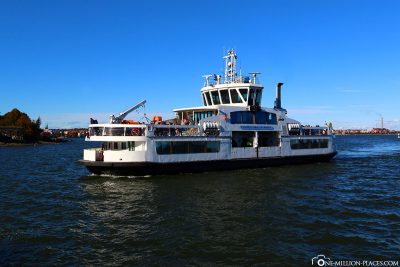 The ferry back to Helsinki