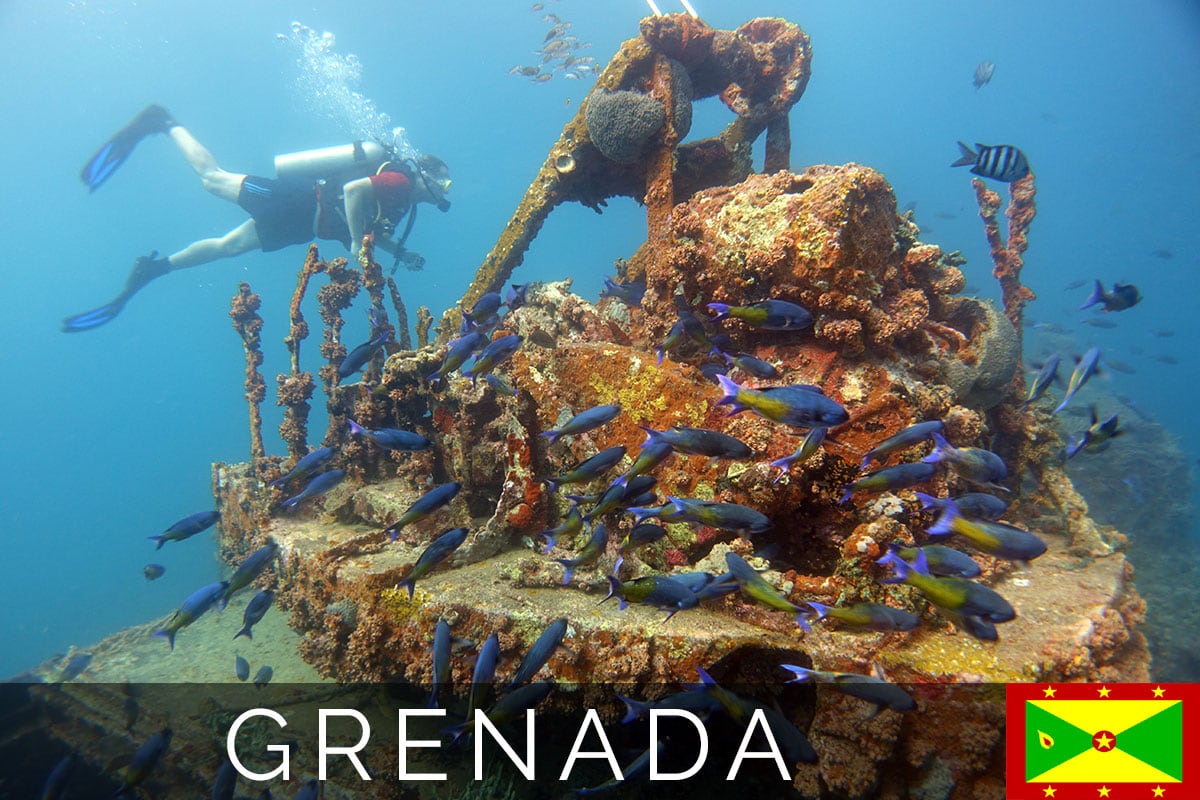 Grenada Wracktauchen Titelbild