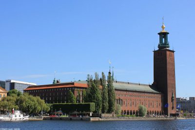 Das Rathaus in Stockholm