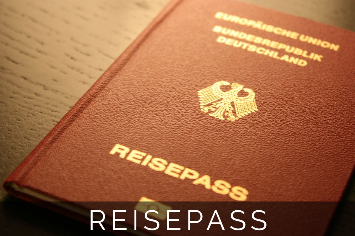 Deutscher Reisepass Titelbild