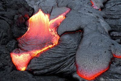 Lava flow on Big Island