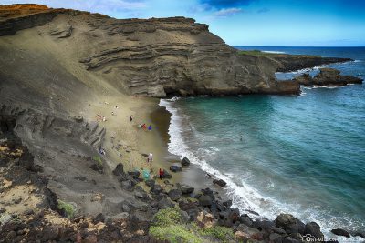 Der Papakōlea Green Sand Beach