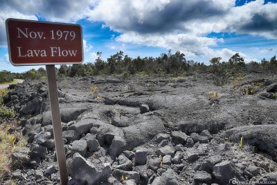 A lava flow from 1979