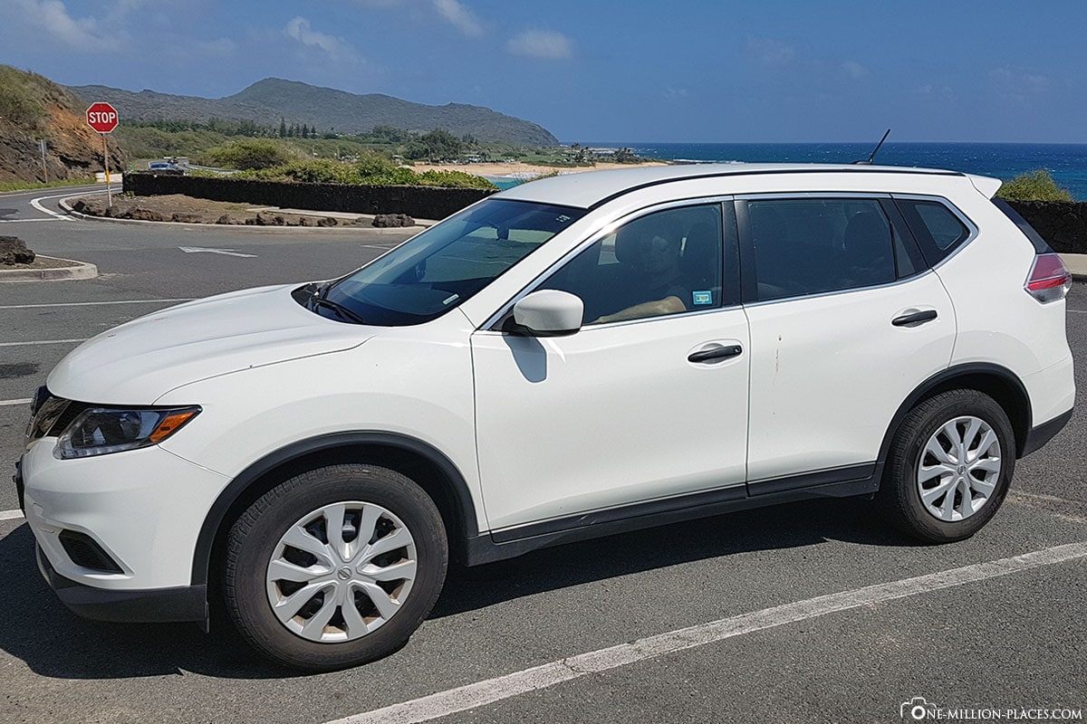 car rental, Midsize SUV, Alamo, USA, Hawaii, Oahu Island, Waikiki, travelogue, photo