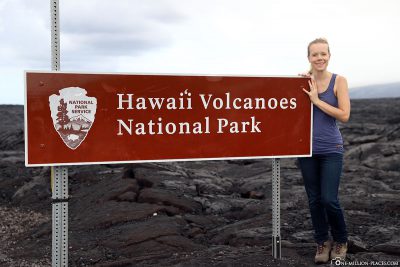 Entrance to Hawaii Volcanoes National Park