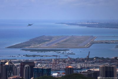 The view of Honolulu Airport