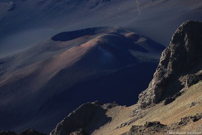 The lunar landscape of Haleakala Crater