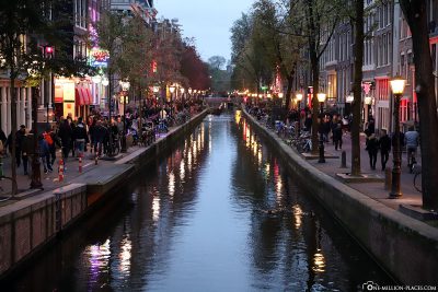 The canals at the Red Light District