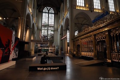 The interior of the Nieuwe Kerk