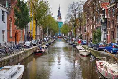 Blick auf die Zuiderkerk in Amsterdam