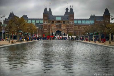 I Amsterdam Zeichen am Rijksmuseum