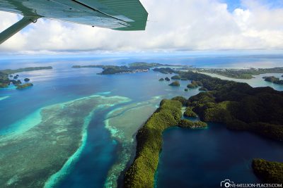 Our sightseeing flight over Palau