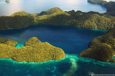 The Rock Islands in Palau
