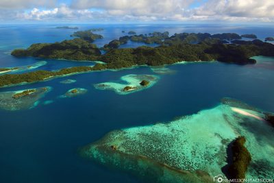 Die Rock Islands in Palau