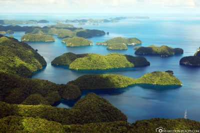 Die Rock Islands in Palau