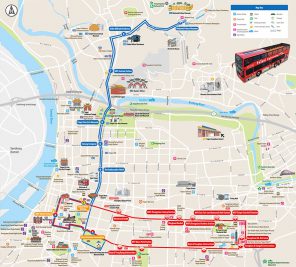 Taipei Sightseing - Hop On Hop Off Map