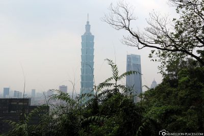 Blick auf den Taipei 101