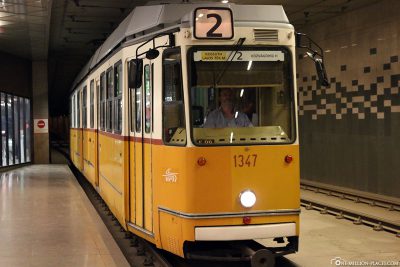 Die Straßenbahn in Budapest